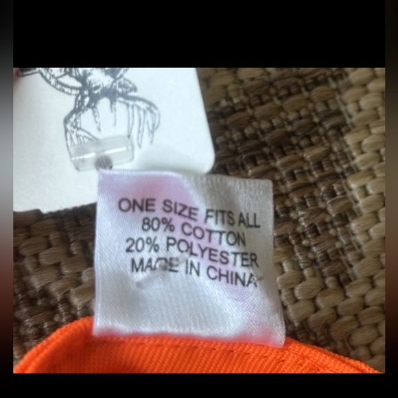 NWT Buck Wear Deer Assassin Hunting Florescent Orange Camo Strapback Hat Cap - Picture 12 of 13